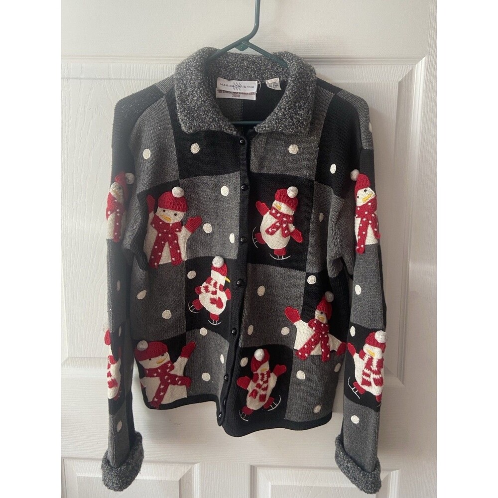 Marisa Christina The Christmas Collection 2000 Medium Ugly Christmas Sweater